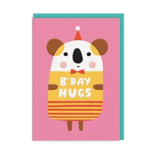 Ohh Deer: Koala Hugs Birthday Card