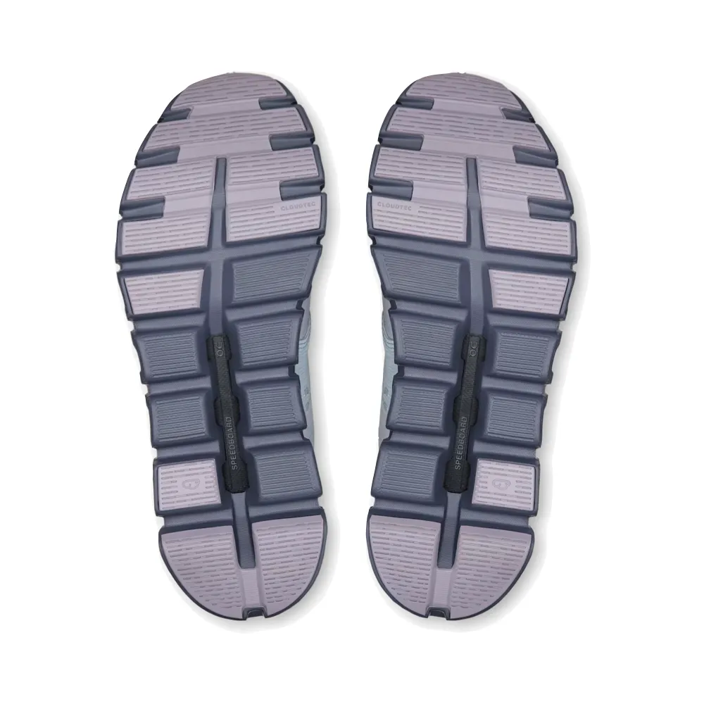 On Women's Cloud 6 Waterproof Sneaker in Heather/Metal