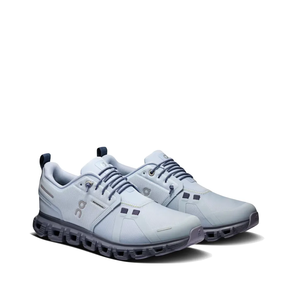 On Women's Cloud 6 Waterproof Sneaker in Heather/Metal