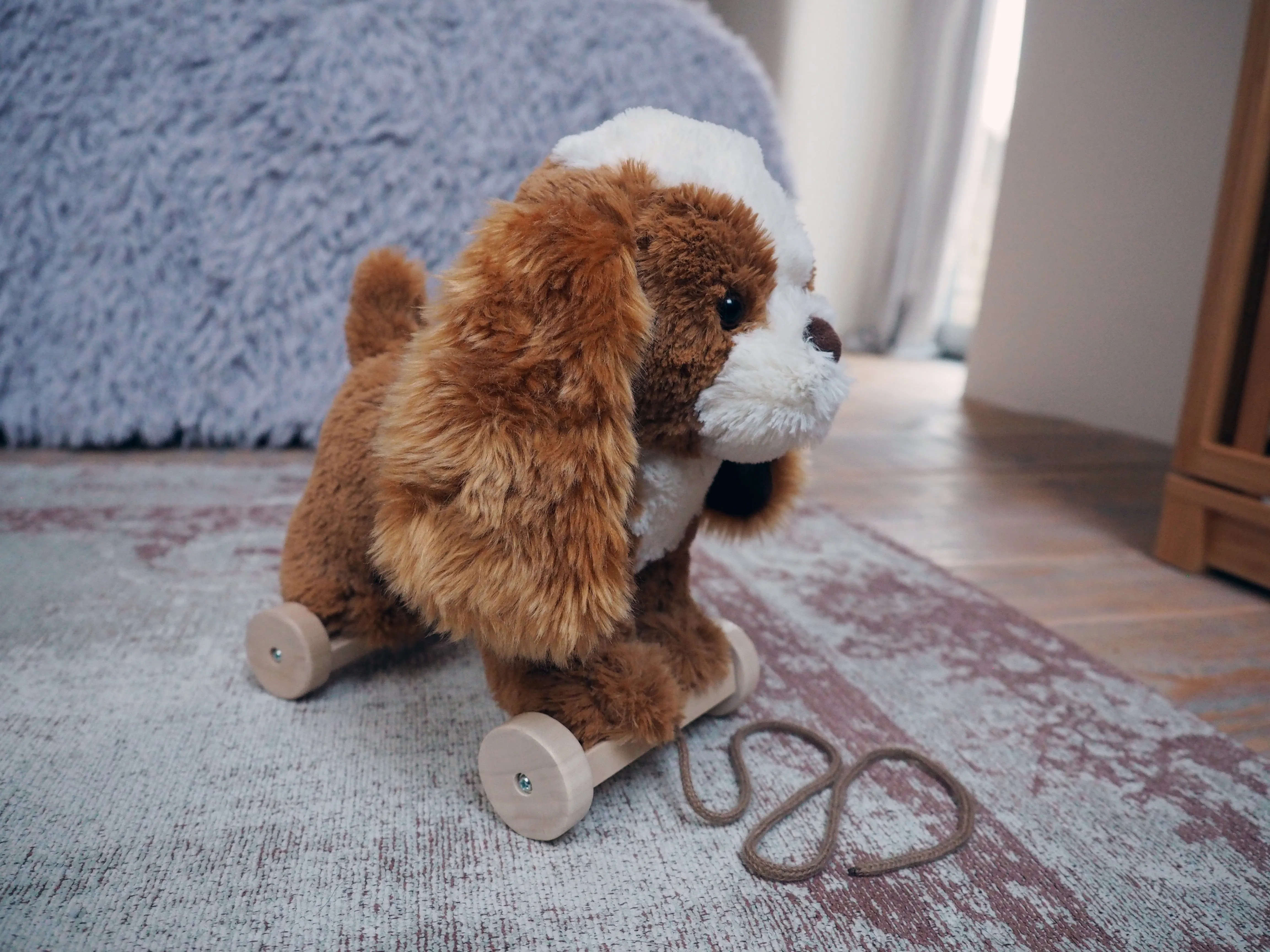 Peanut Pup Pull Along Toy