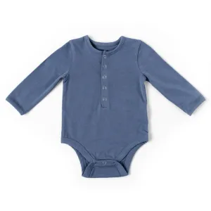PEHR Organic Cotton Essential One-Piece - Cloud Blue