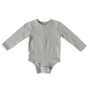 PEHR Organic Cotton Essential One-Piece - Soft Sea