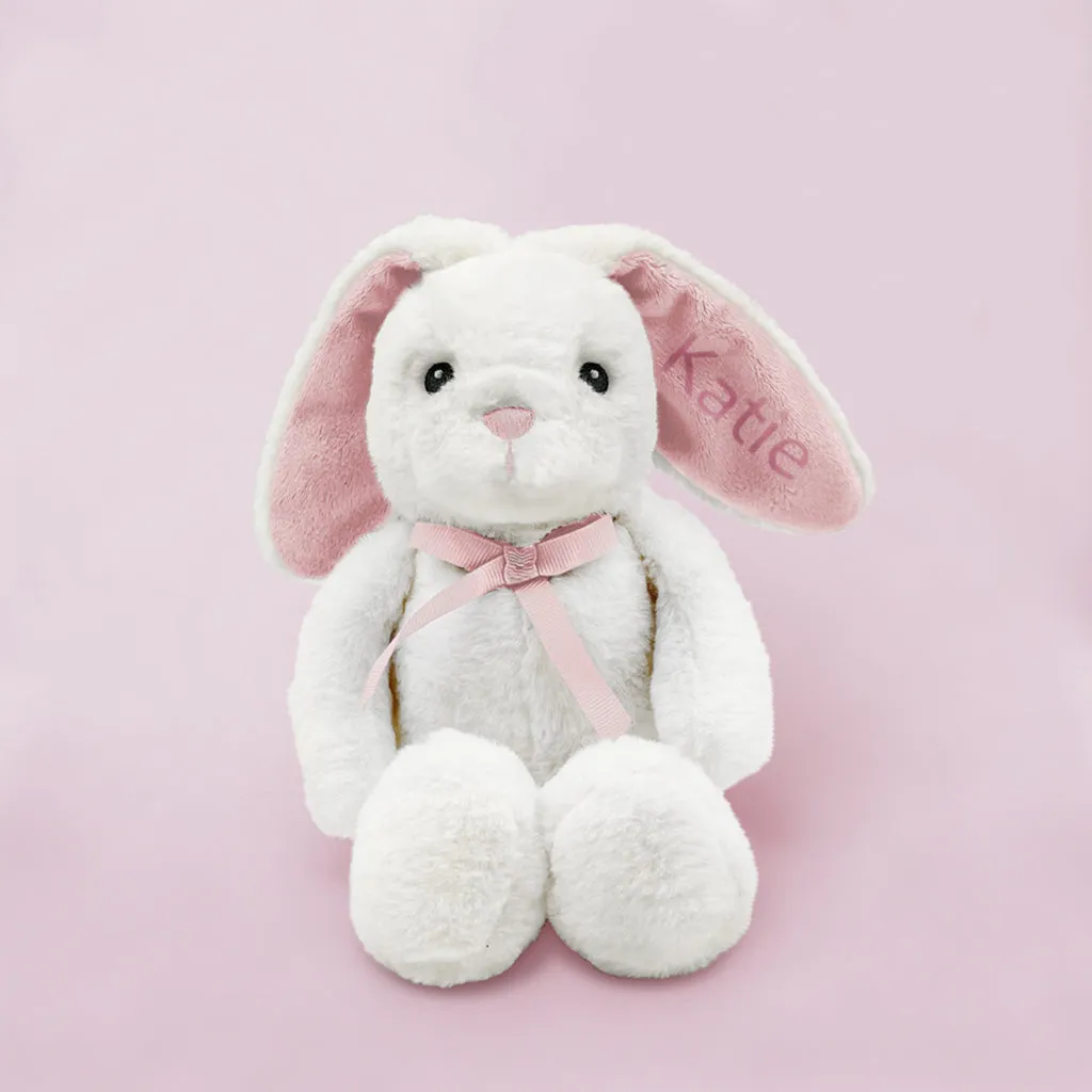 Personalised Baby Girl Gift Set with Little Pink Bunny
