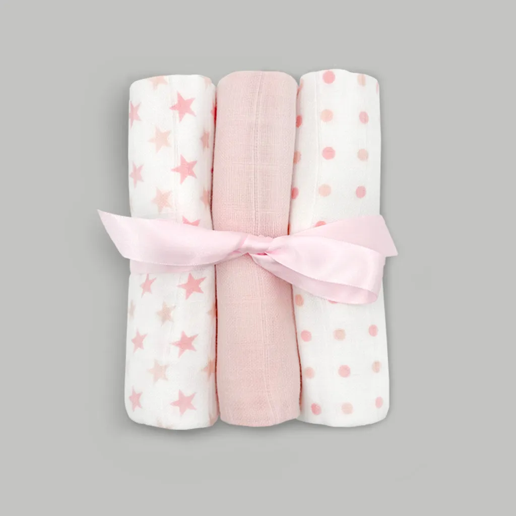 Personalised Baby Girl Gift Set with Little Pink Bunny