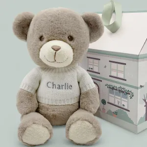 Personalised Frankie Bear, White