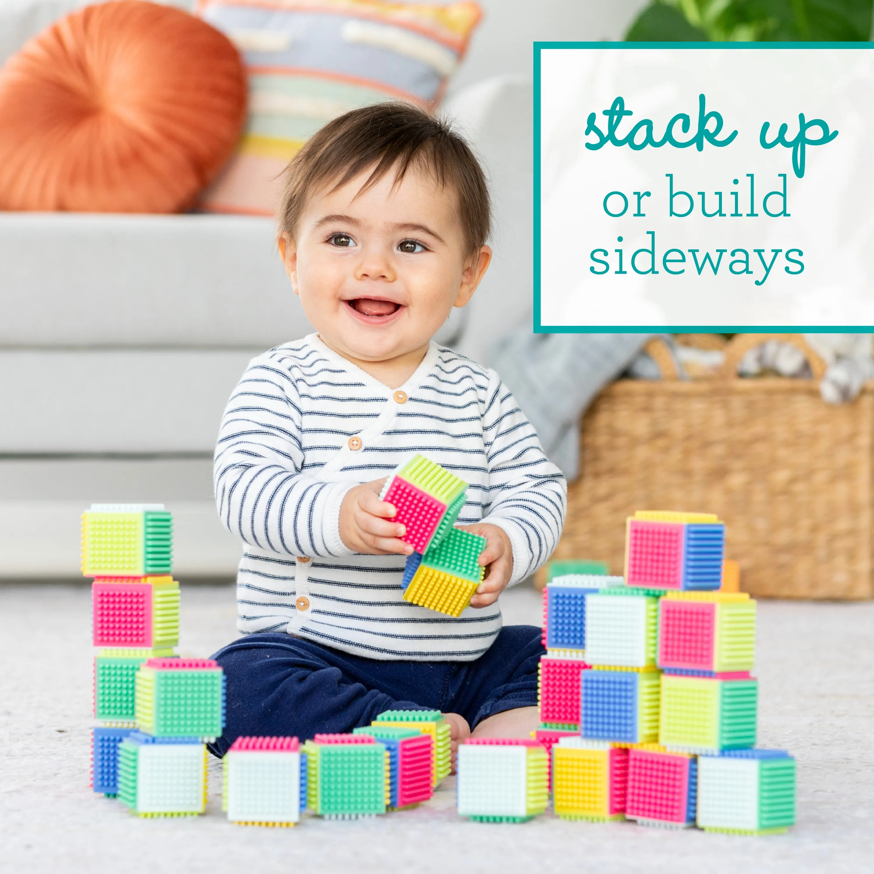 Press & Stay Sensory Blocks