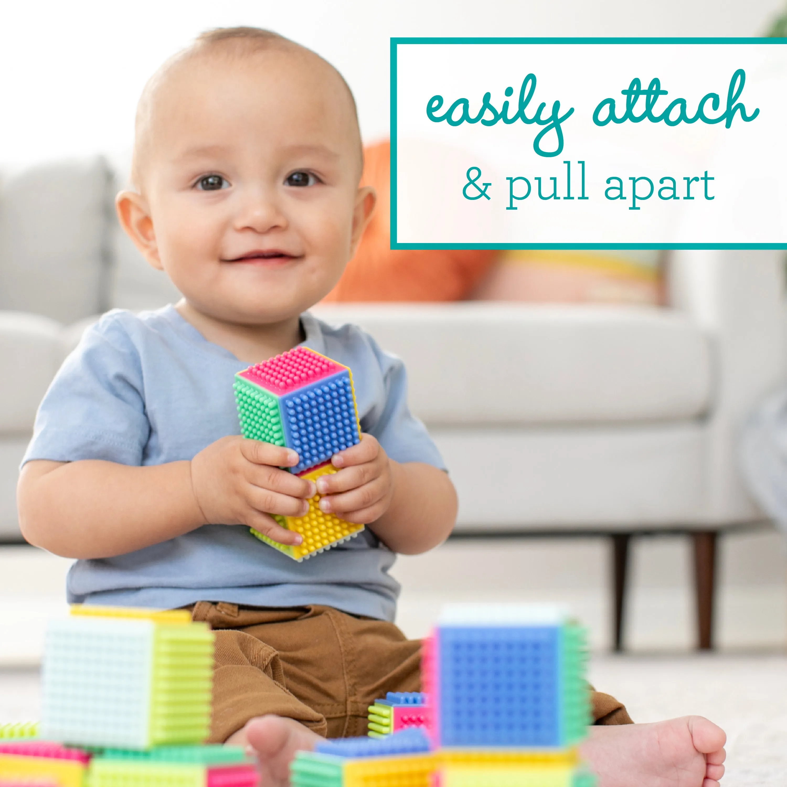 Press & Stay Sensory Blocks