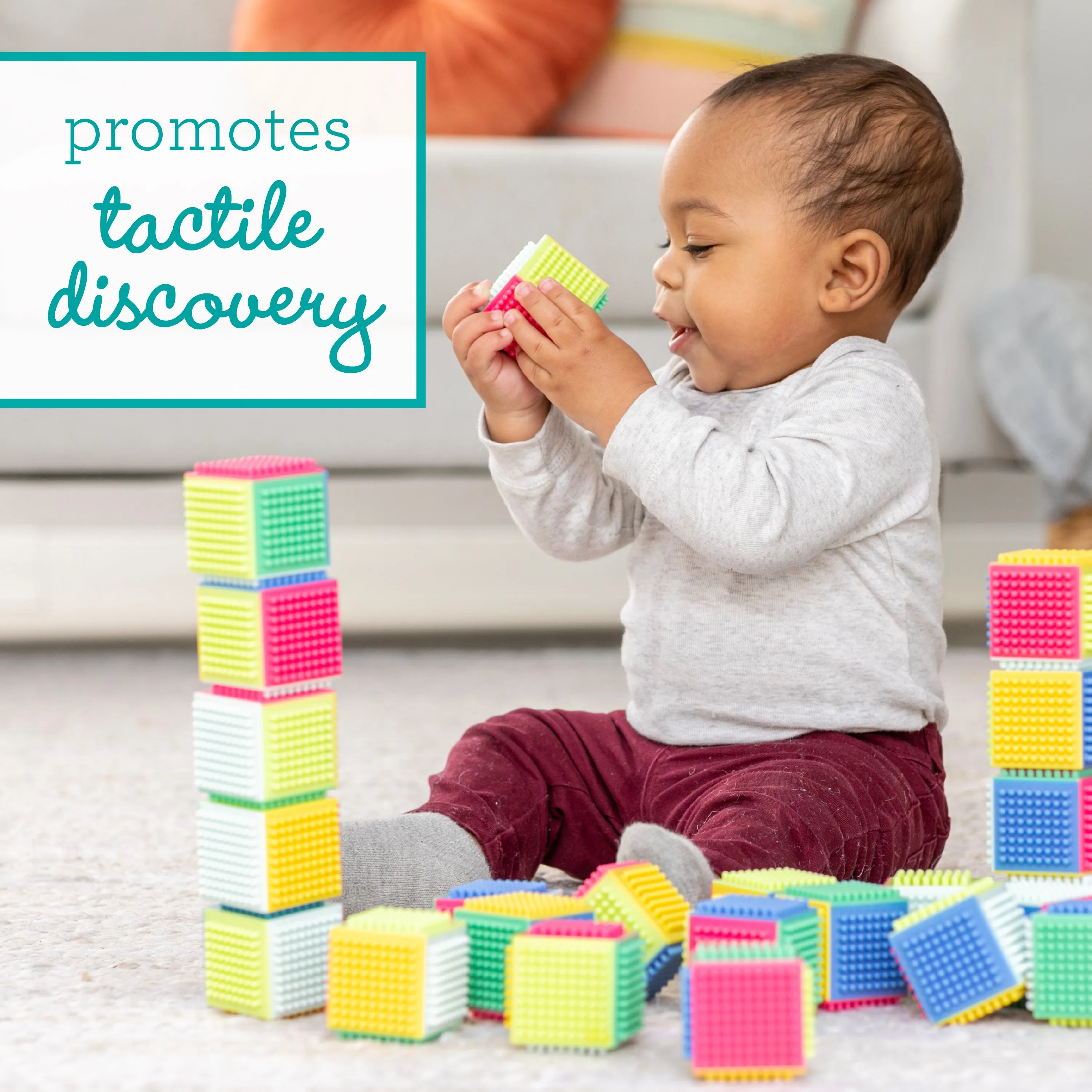Press & Stay Sensory Blocks