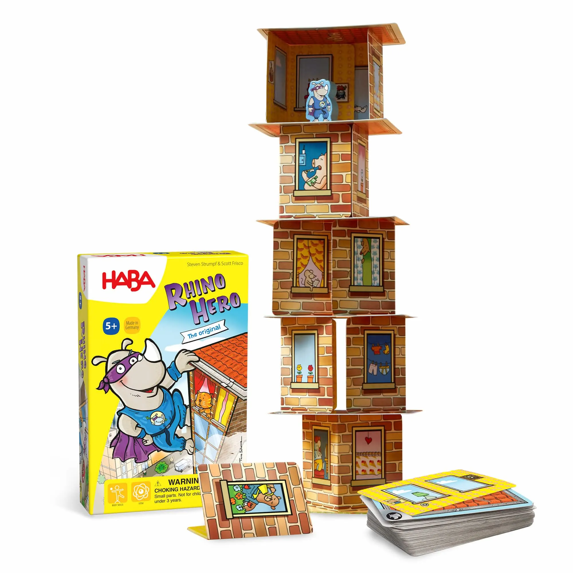 Rhino Hero Stacking Cards Game