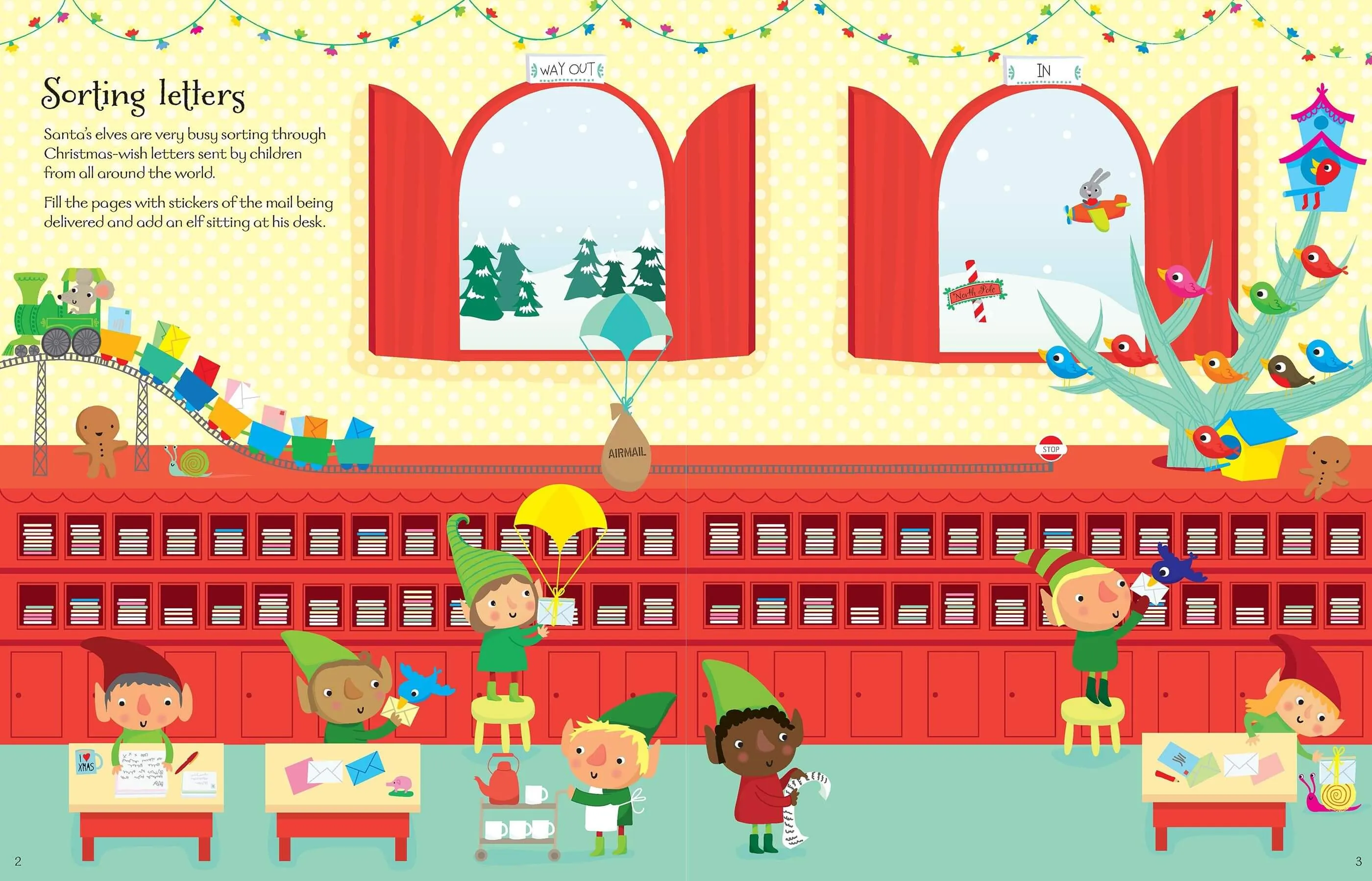 Santa's Elves Sticker Book