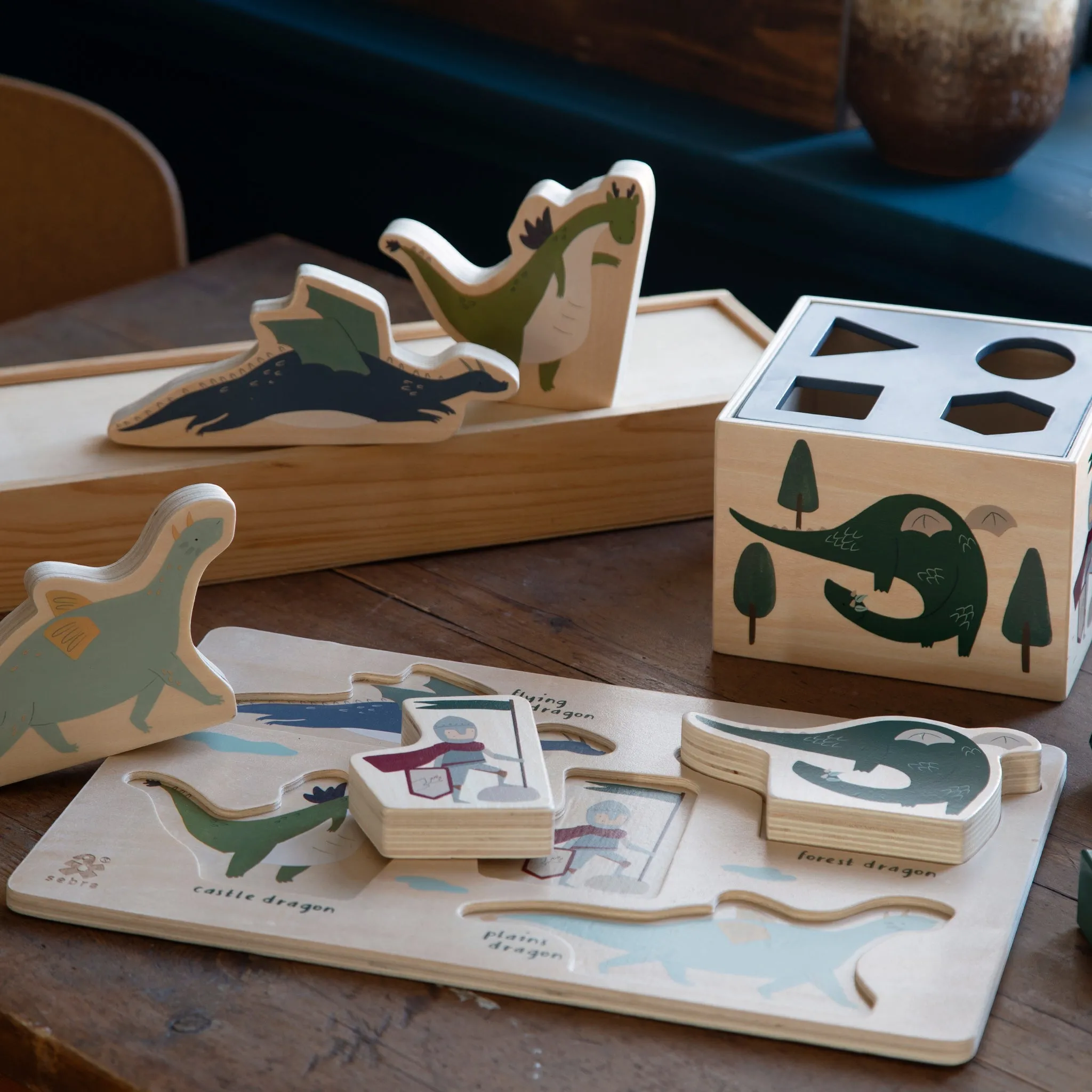 Sebra, Dragon Tales Shape Sorter