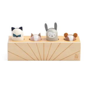 Sebra, Wooden Pop Up Interactive Toy