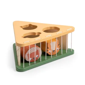 Sebra, Wooden Shape Sorter, Safari