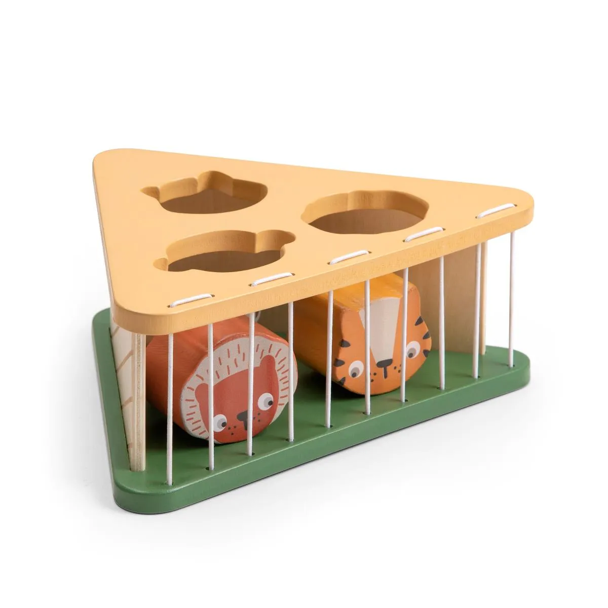 Sebra, Wooden Shape Sorter, Safari