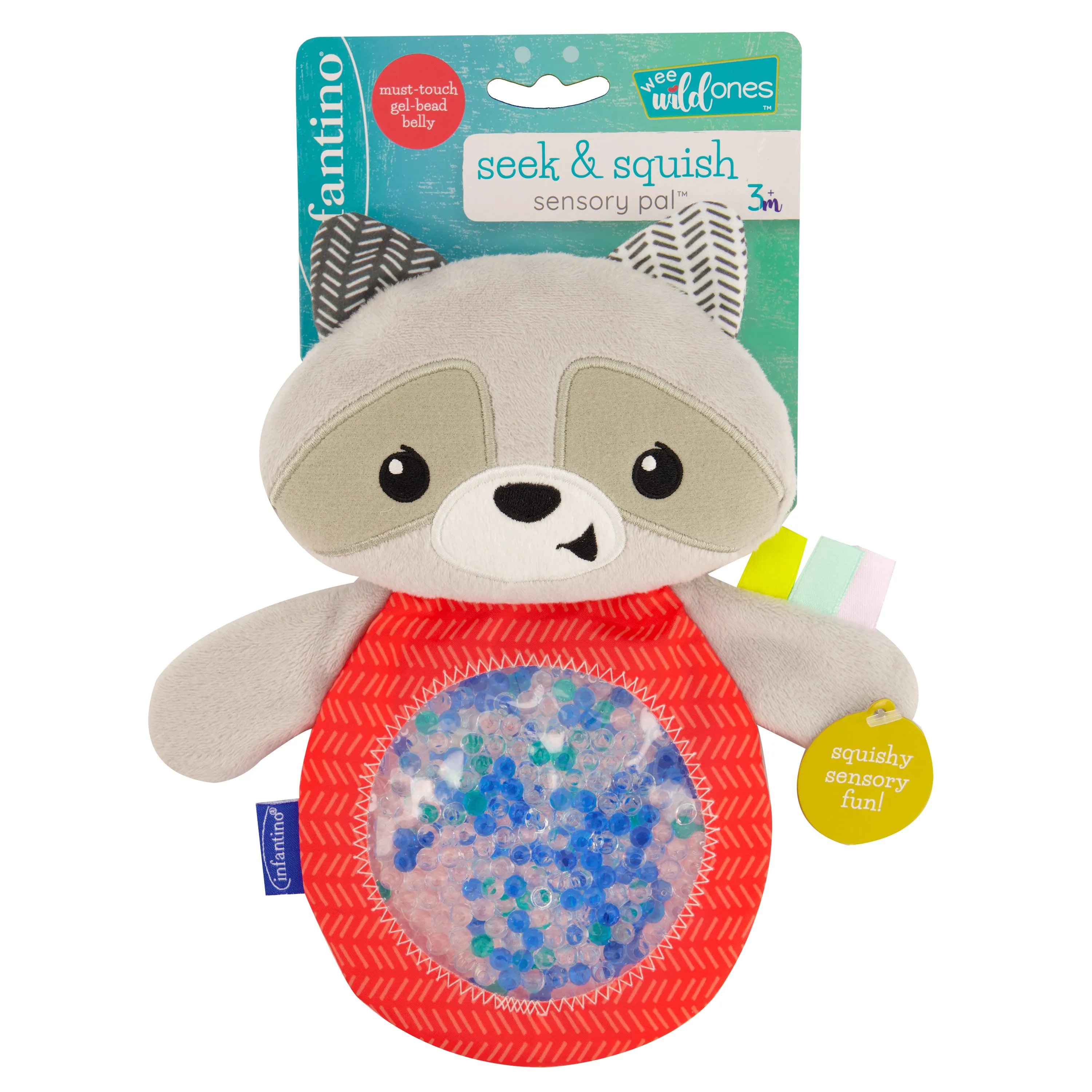 SEEK & SQUISH SENSORY PAL™ Raccoon