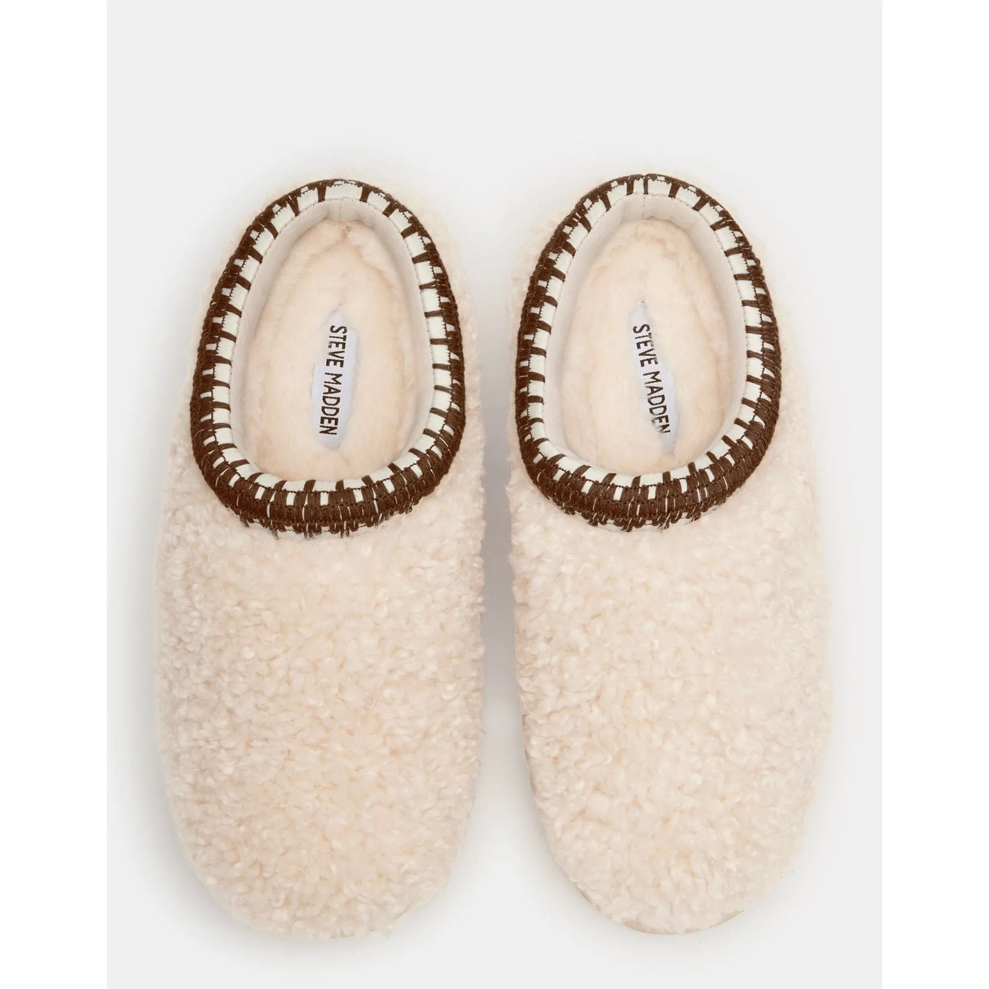 Selena Faux Shearling Natural