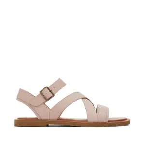 Sloane Pink Leather Strappy Sandal