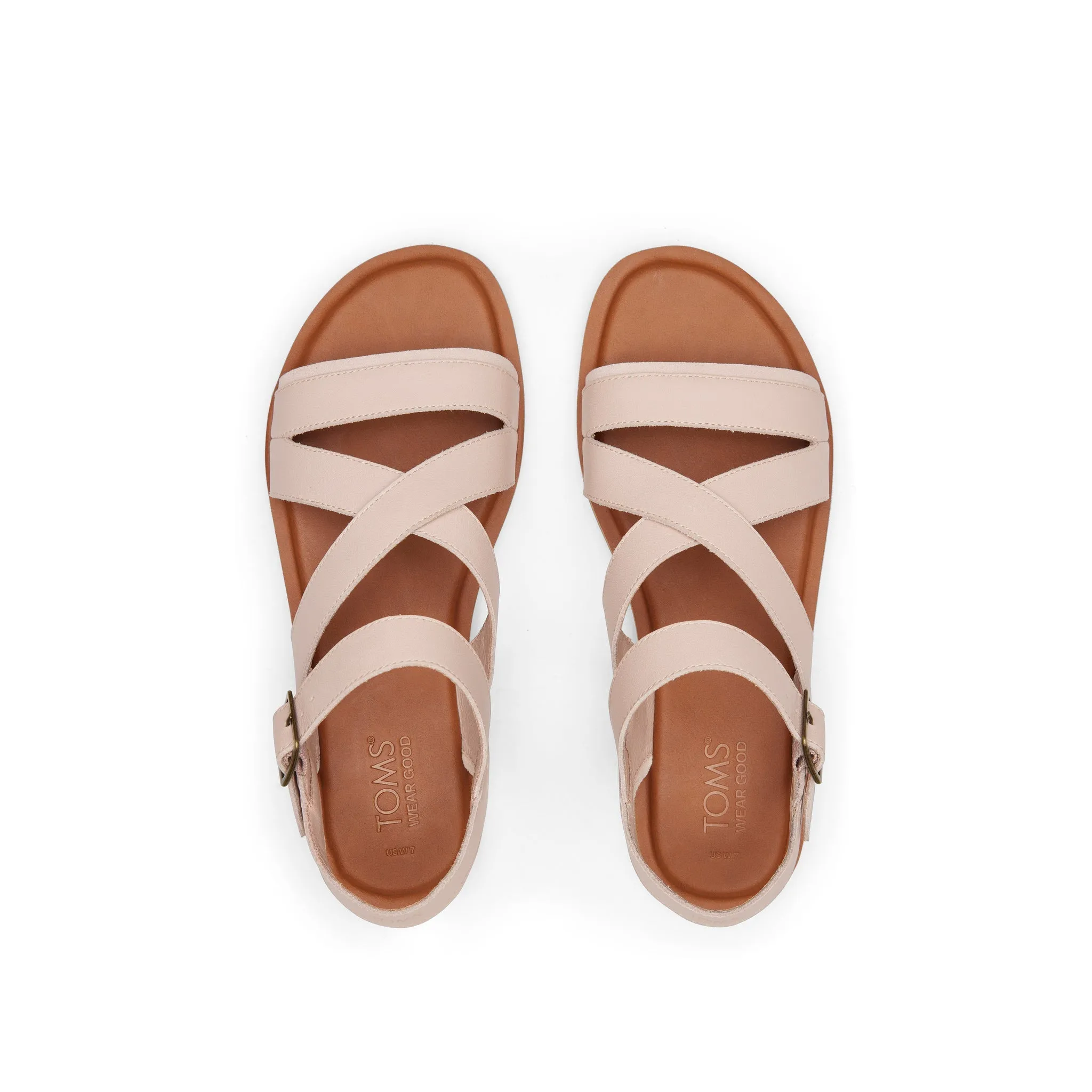Sloane Pink Leather Strappy Sandal