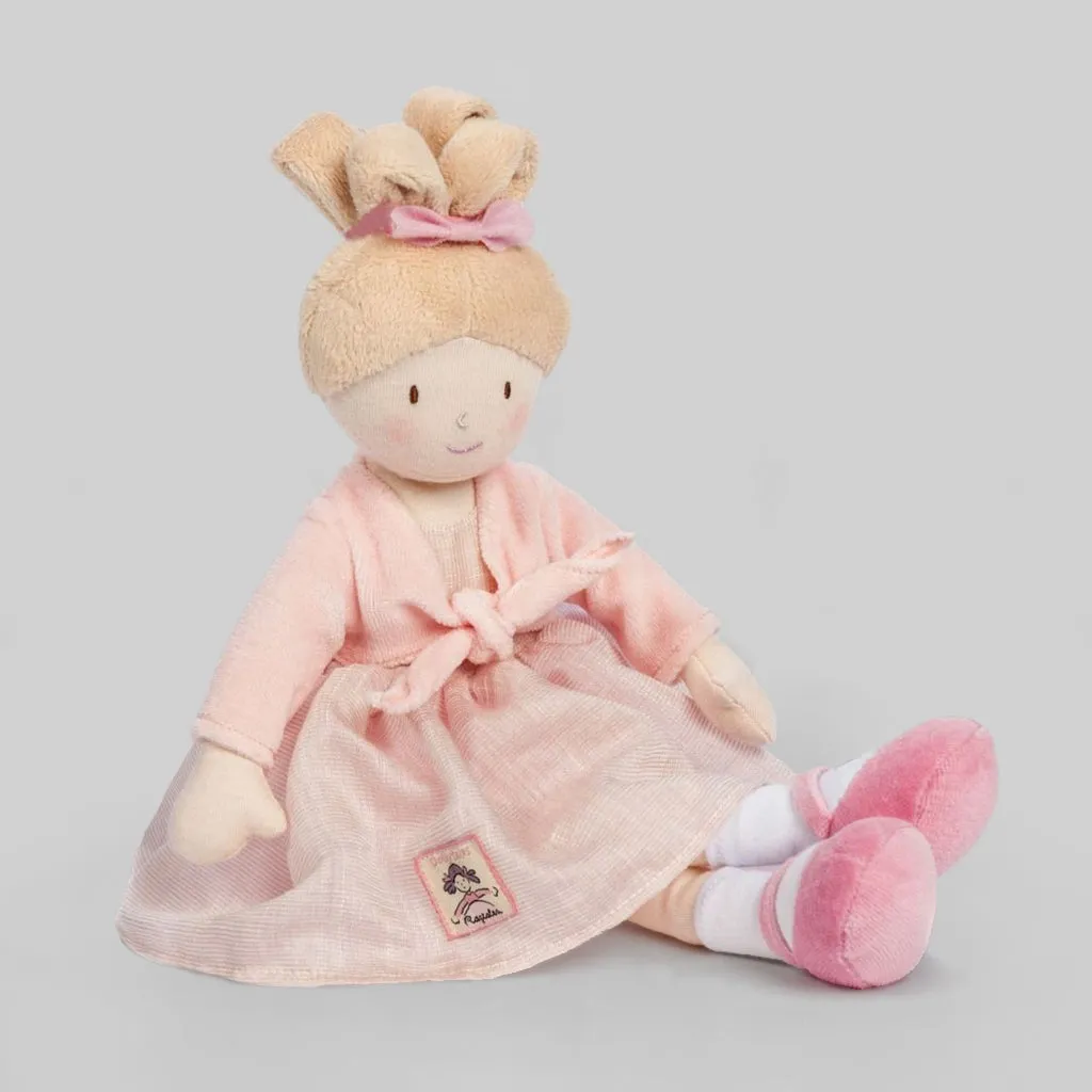 Sophie Ballerina Rag Doll with Floss & Rock Magic Colour-In Cards, Enchanted