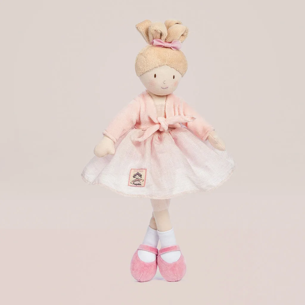 Sophie Ballerina Rag Doll with Floss & Rock Magic Colour-In Cards, Enchanted