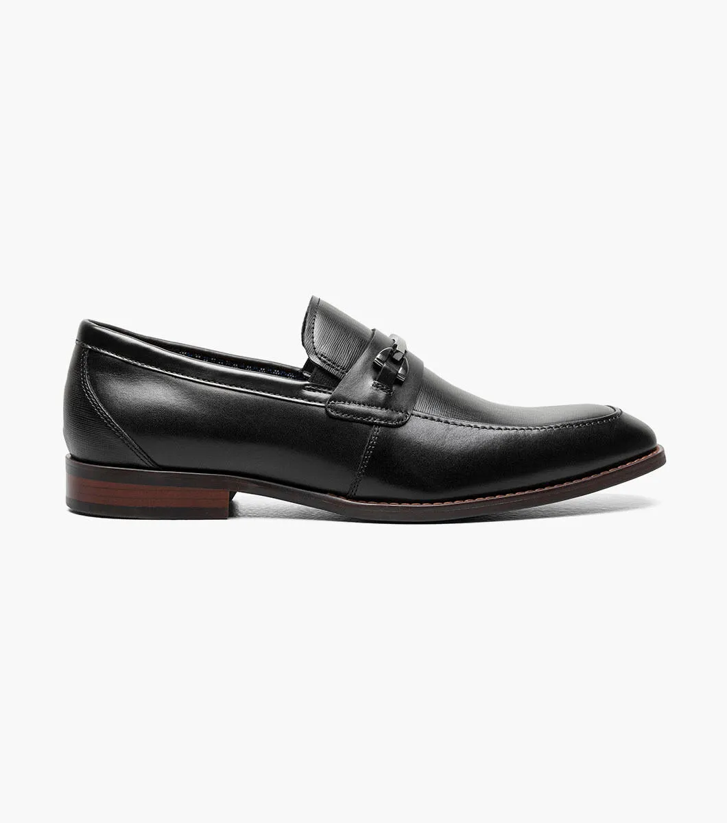 Stacy Adams KAYLOR  Moc Toe Bit Slip On - Black
