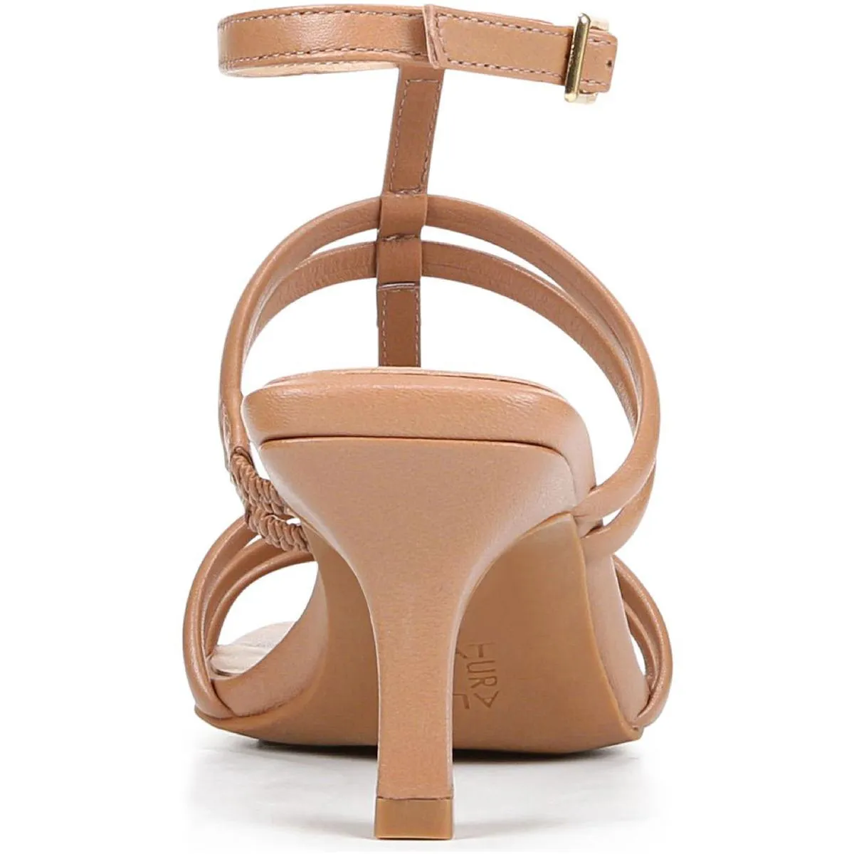 Starla Womens Leather T-Strap Heels
