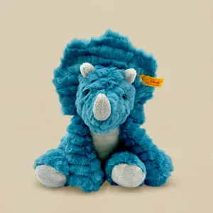 Steiff Soft Cuddly Friends Dixi Triceratops Dinosaur Soft Toy