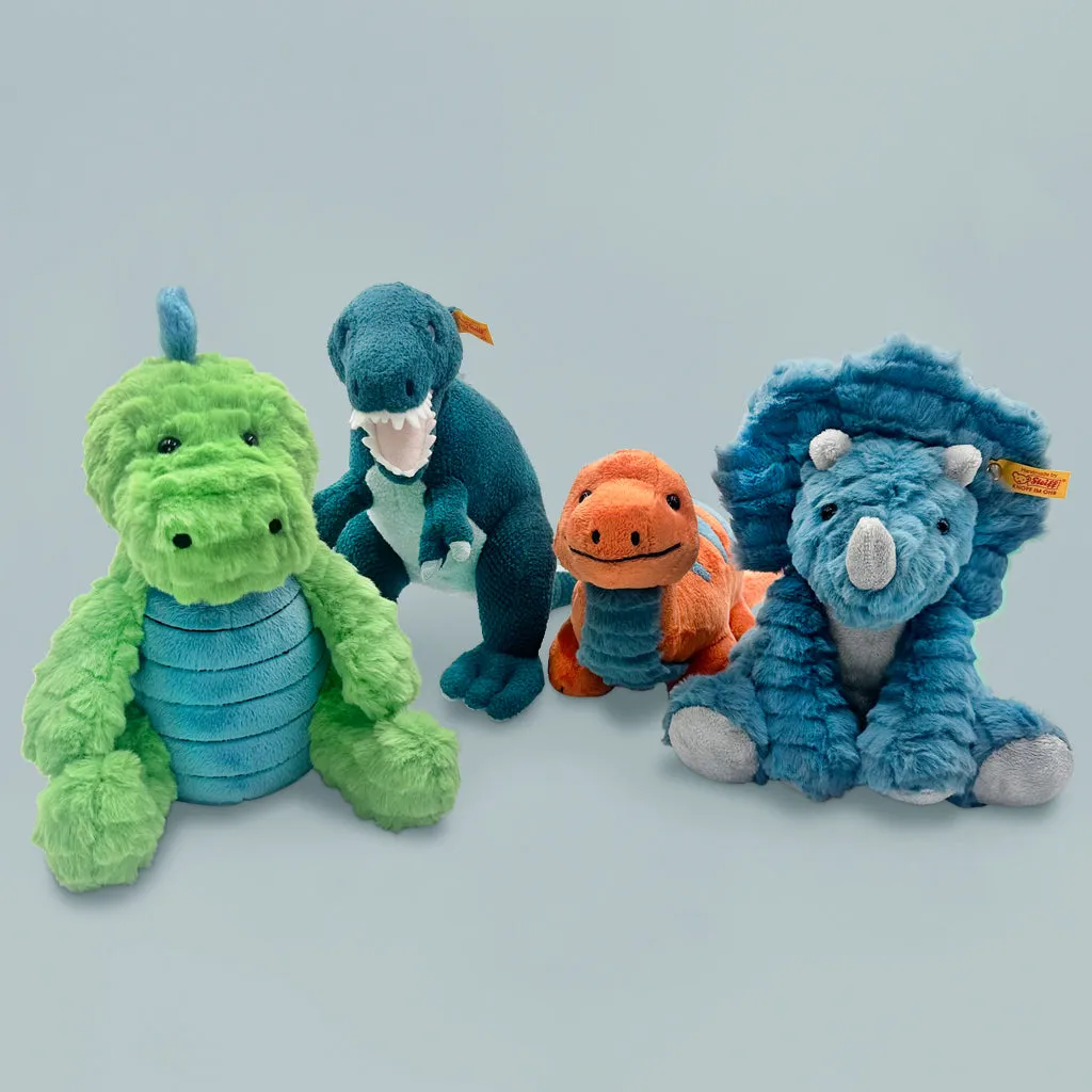 Steiff Soft Cuddly Friends Thaisen T Rex Dinosaur Soft Toy