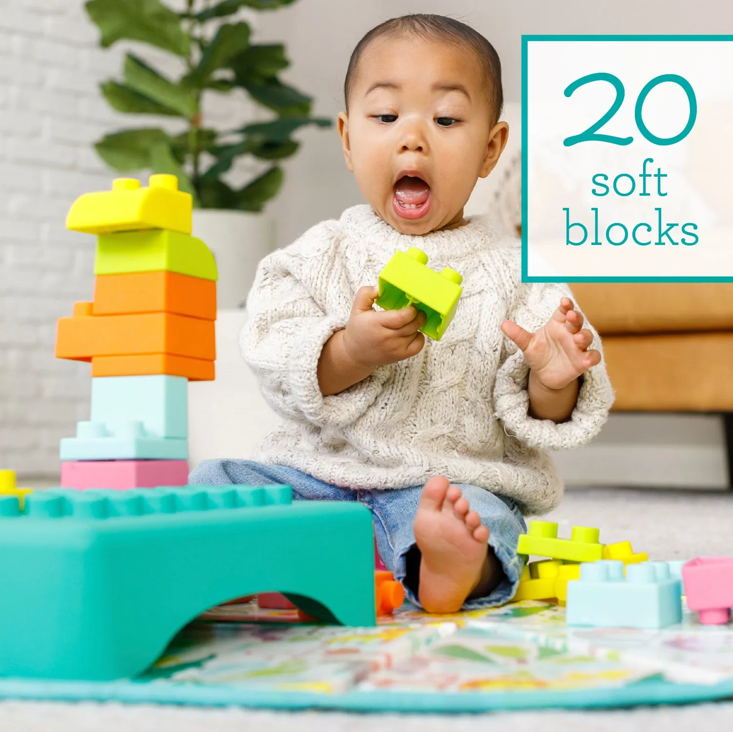Super Soft 1st Building Blocks Activity Station