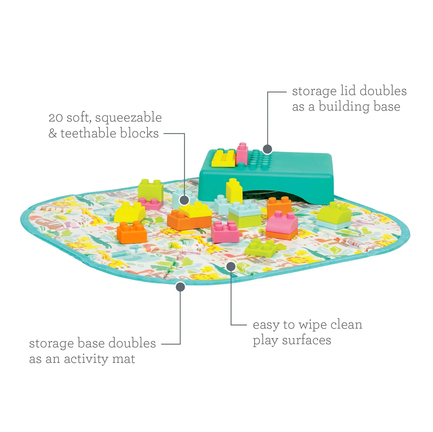 Super Soft 1st Building Blocks Activity Station
