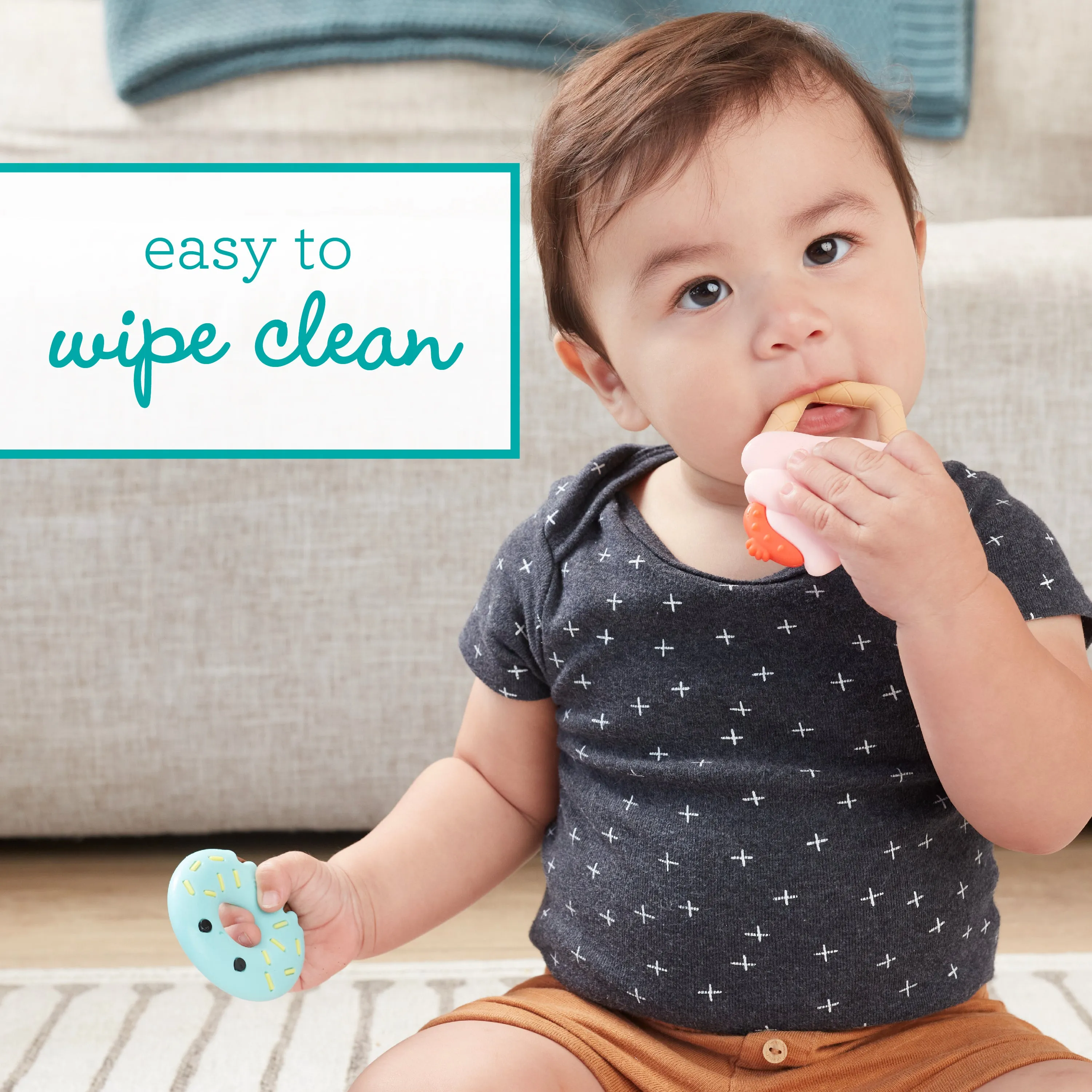 Sweet Tooth Silicone Teethers