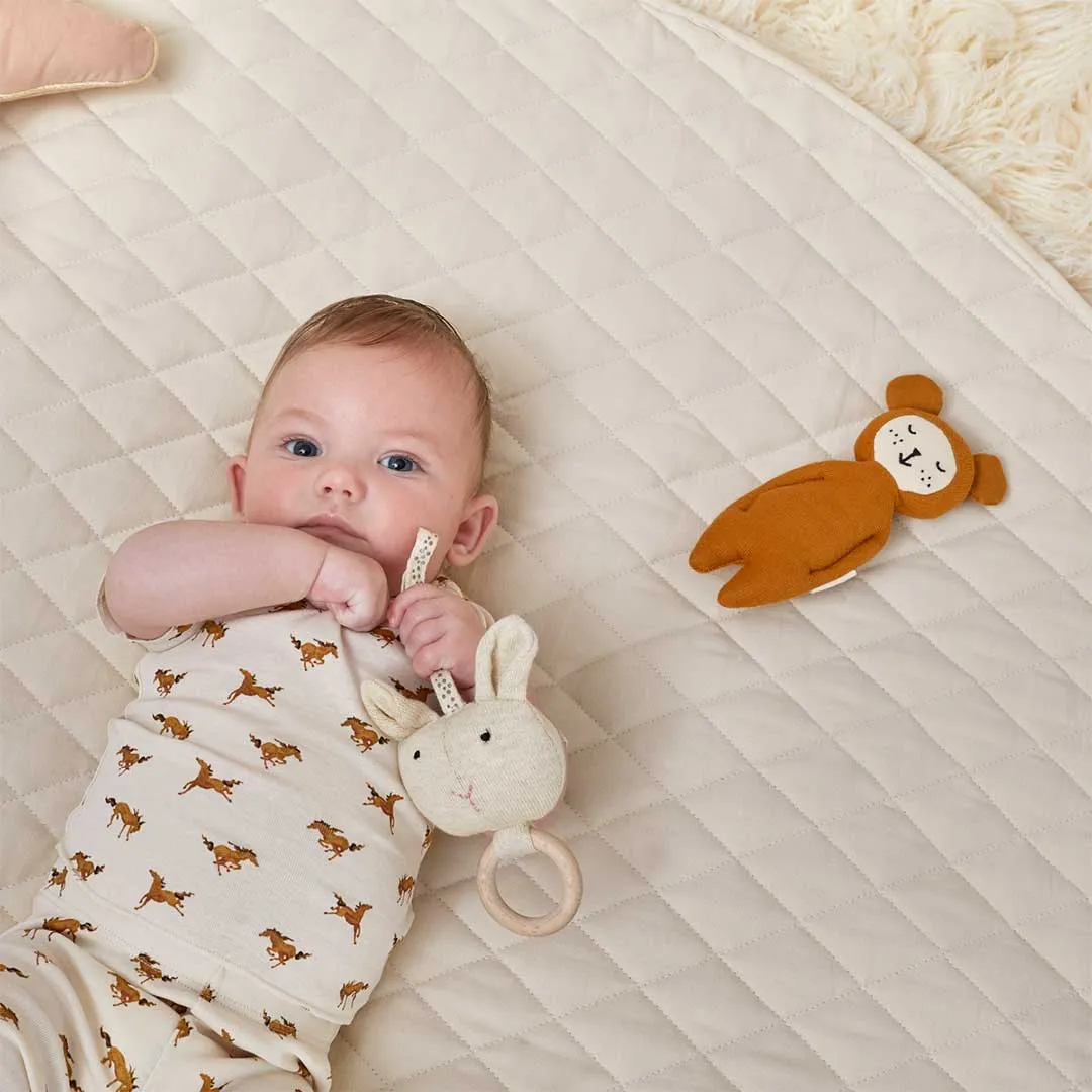The Little Green Sheep, Linen Round Playmat