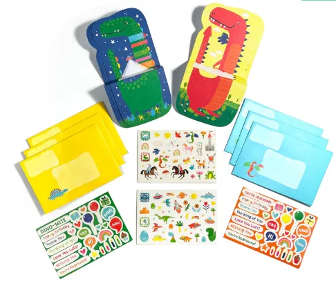 Tiny Tadas! Note Cards and Sticker Set - Dino & Dragons