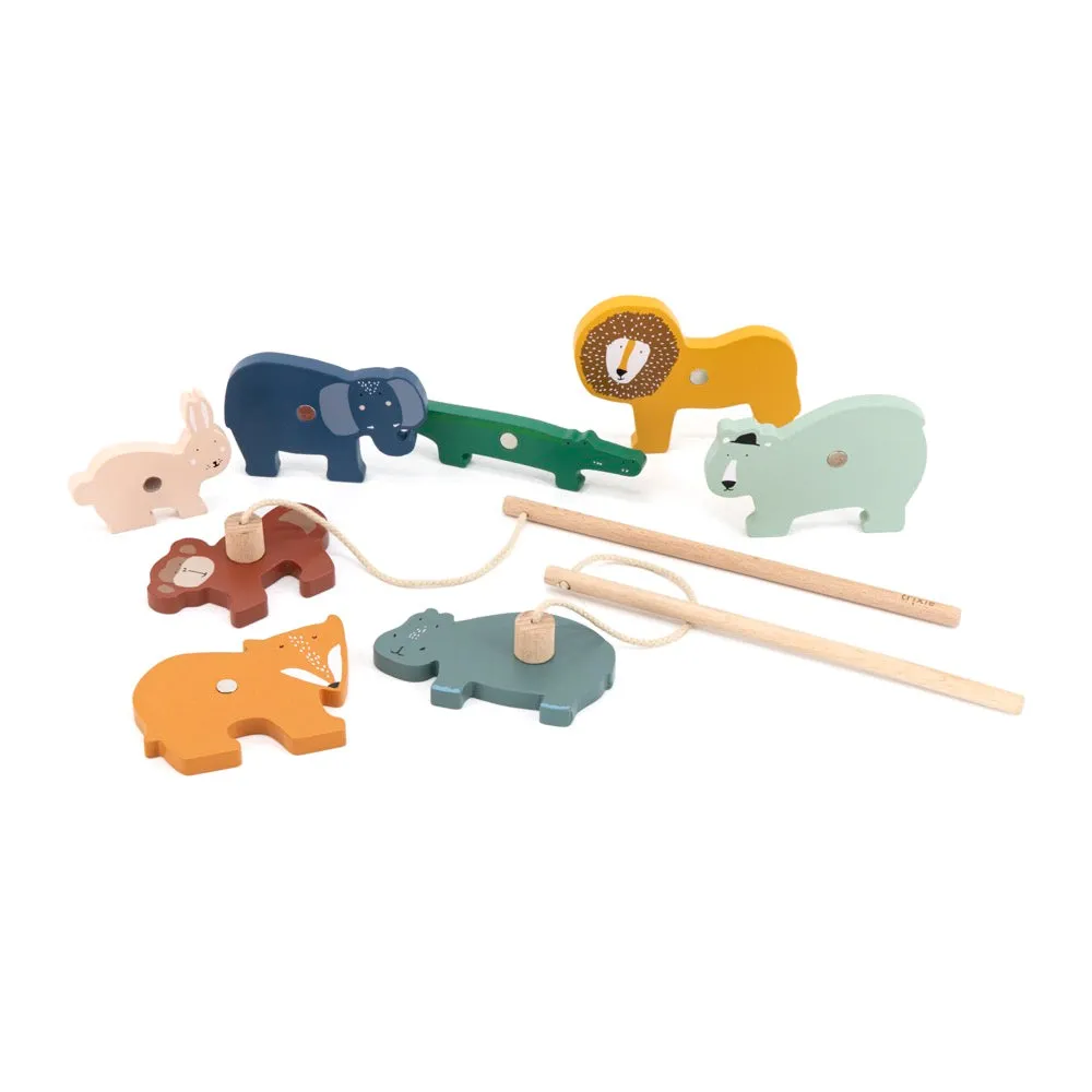 Trixie, Wooden Magnetic Fishing Game