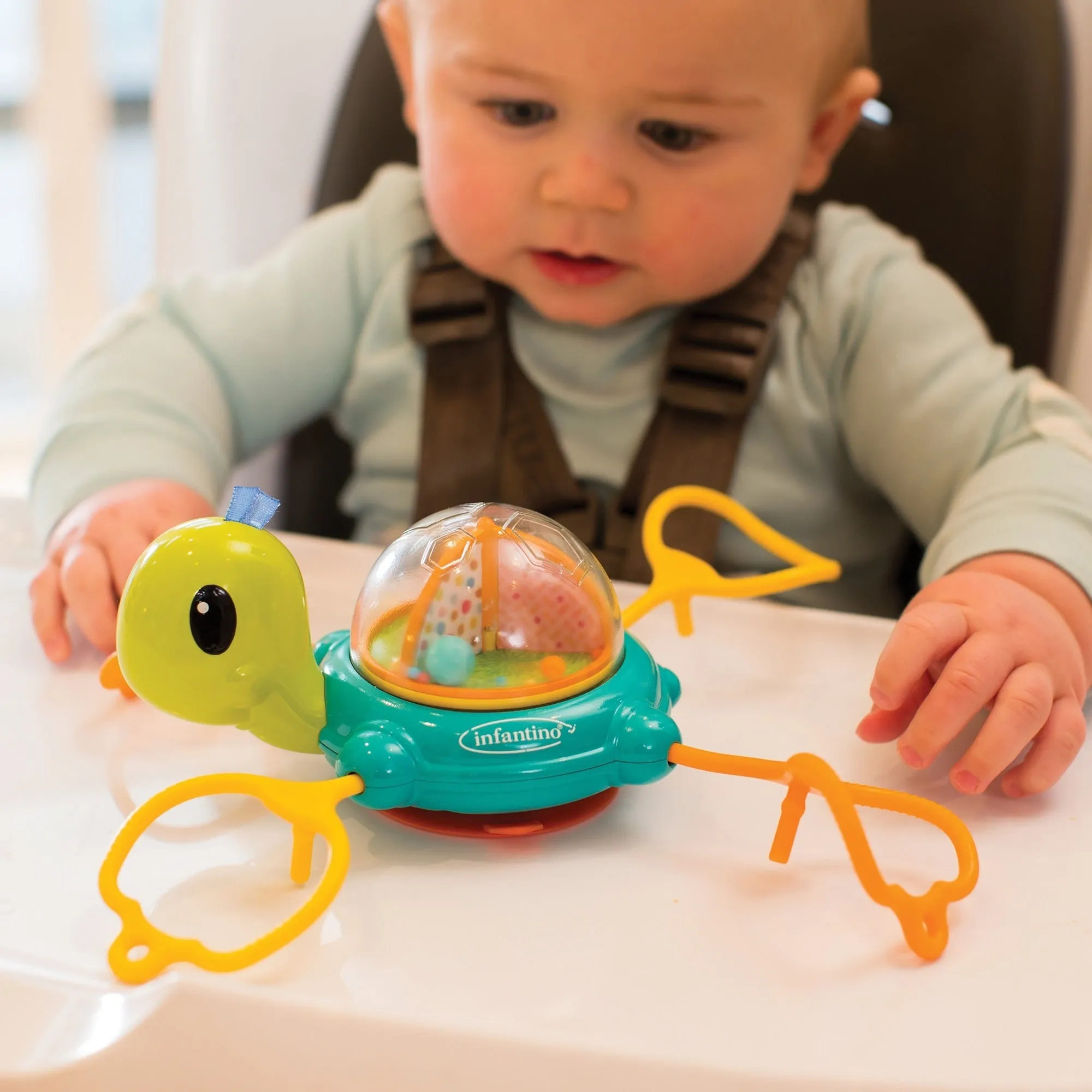 Turtle Suction Cup Link & Spin Toy™