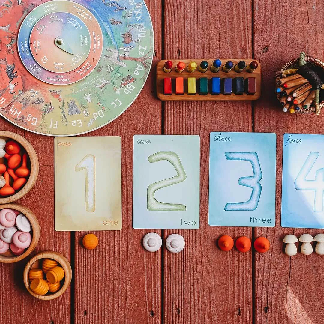 Waldorf Numbers Cards Set