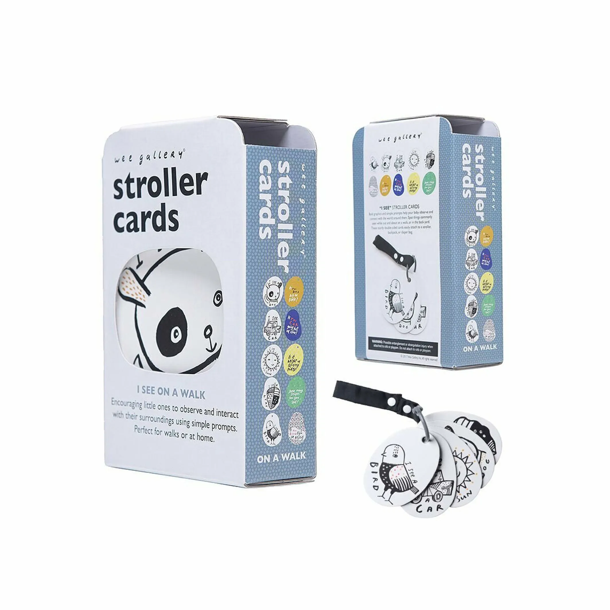 Wee Gallery I See On A Walk Stroller Cards