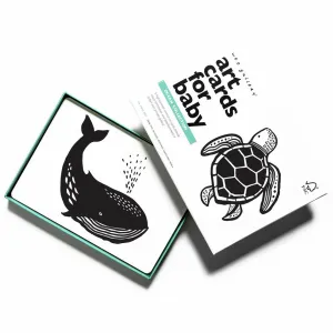 Wee Gallery Ocean Art Cards for Baby