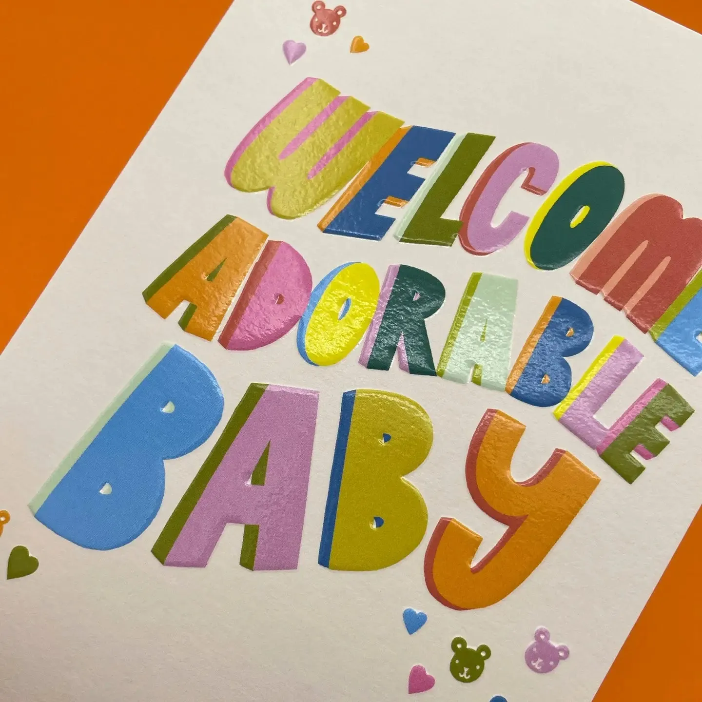 Welcome Baby, Greetings Card