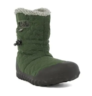 Women's B-Moc Quilt Puff Snow Boot In Olive