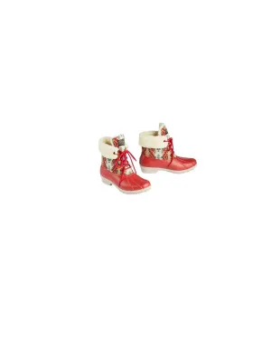 Women’S Classic Journey West Duck Winter Boots In Ruby