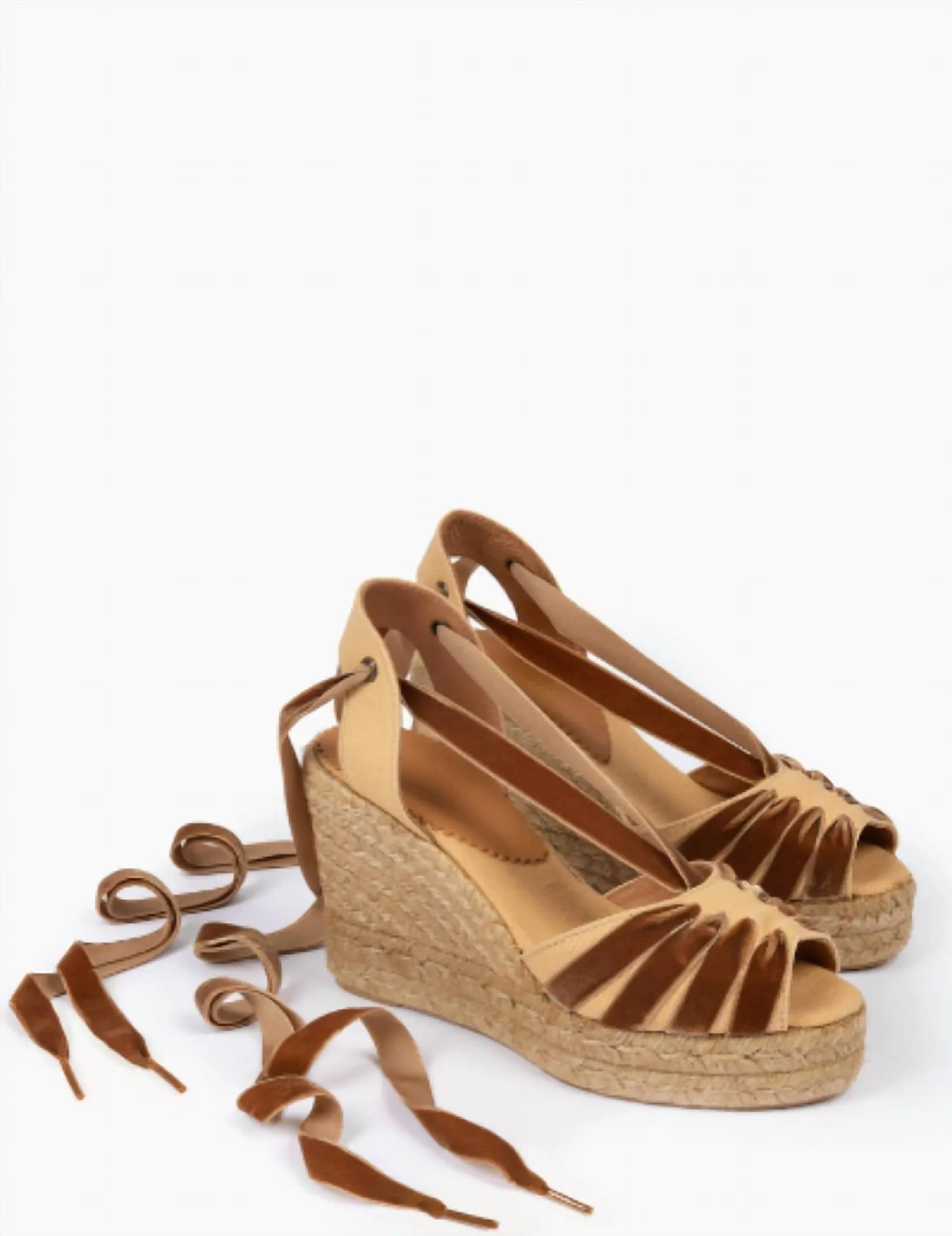 Women's High Catalina Espadrille In Honey/gold