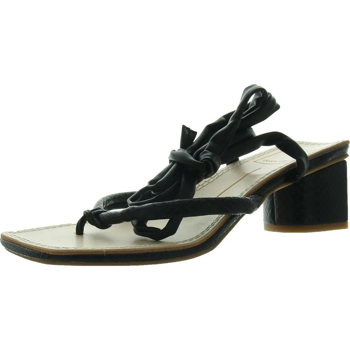 Womens Lace-Up Manmade Lace-Up Heels