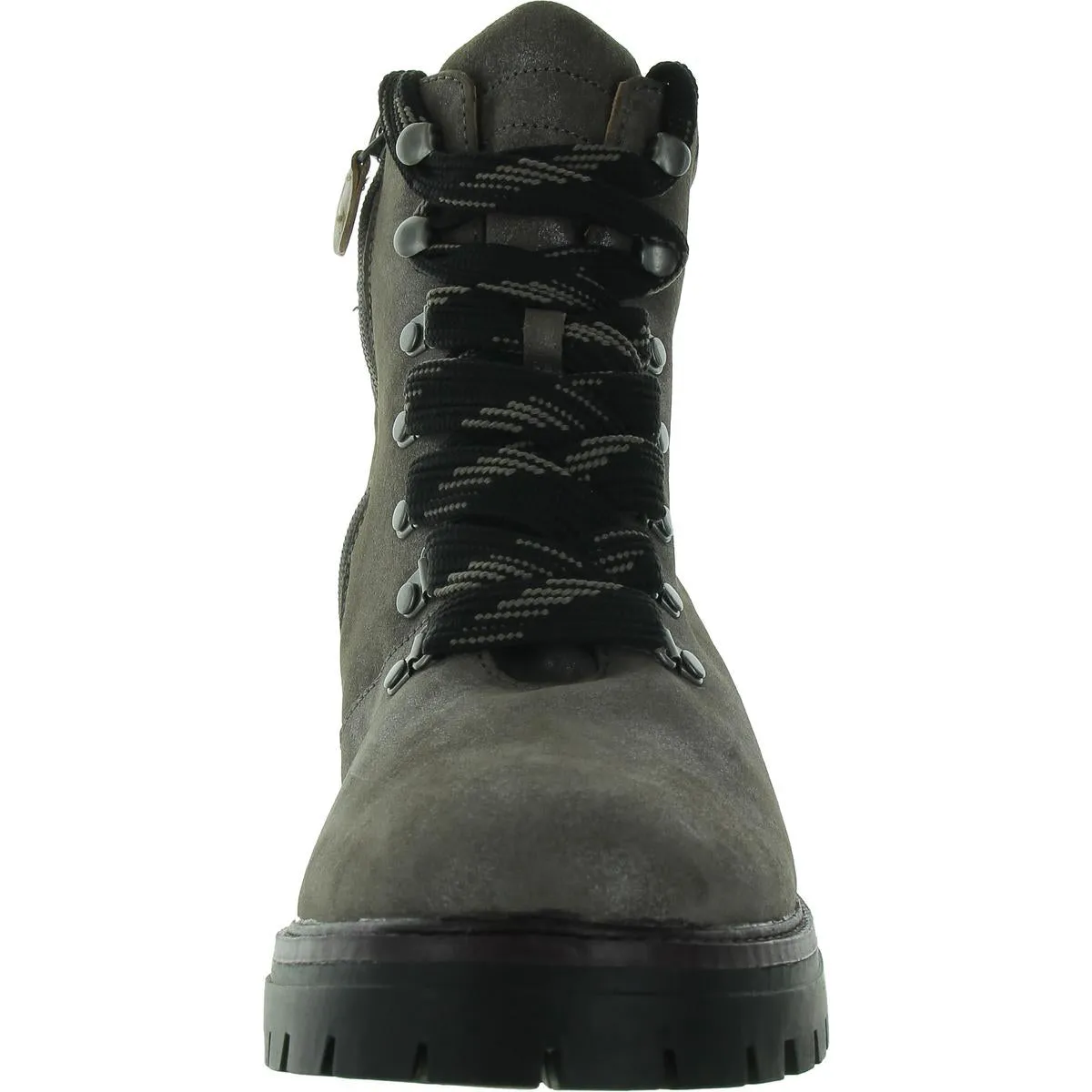 Womens Leather Lace-Up Combat & Lace-Up Boots
