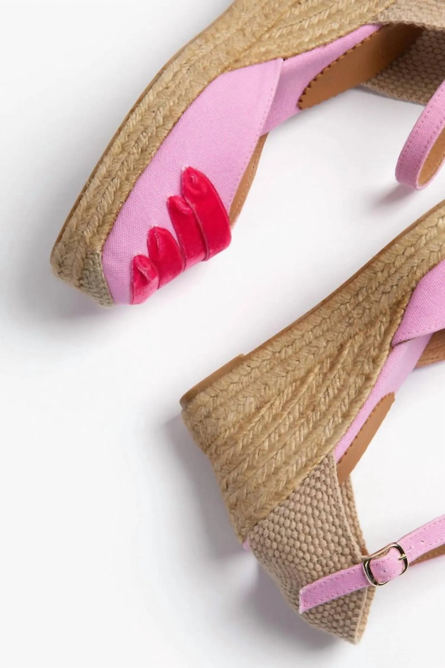 Women's Mary Jane Espadrille In Pink/peony