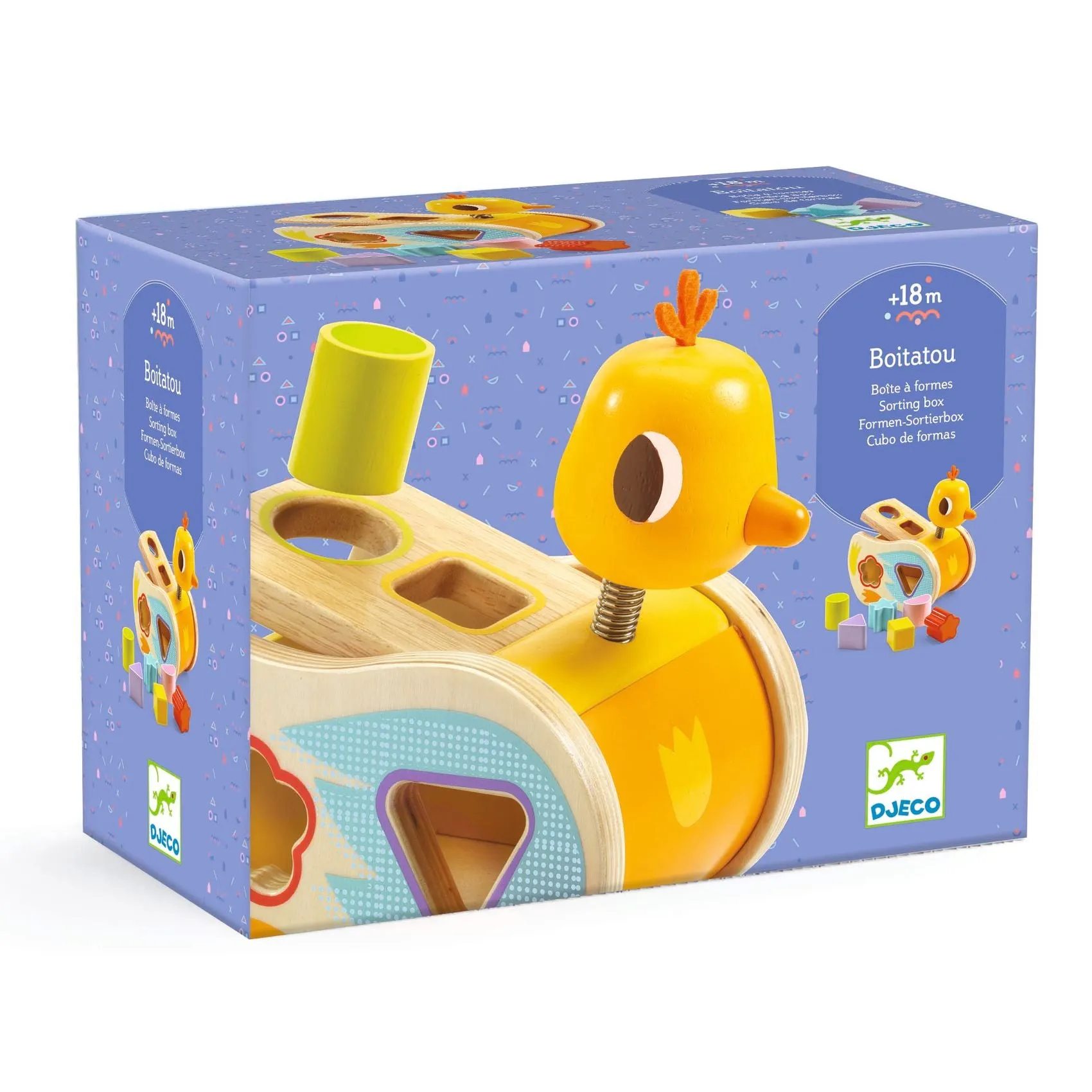 Wooden Duck Shape Sorter